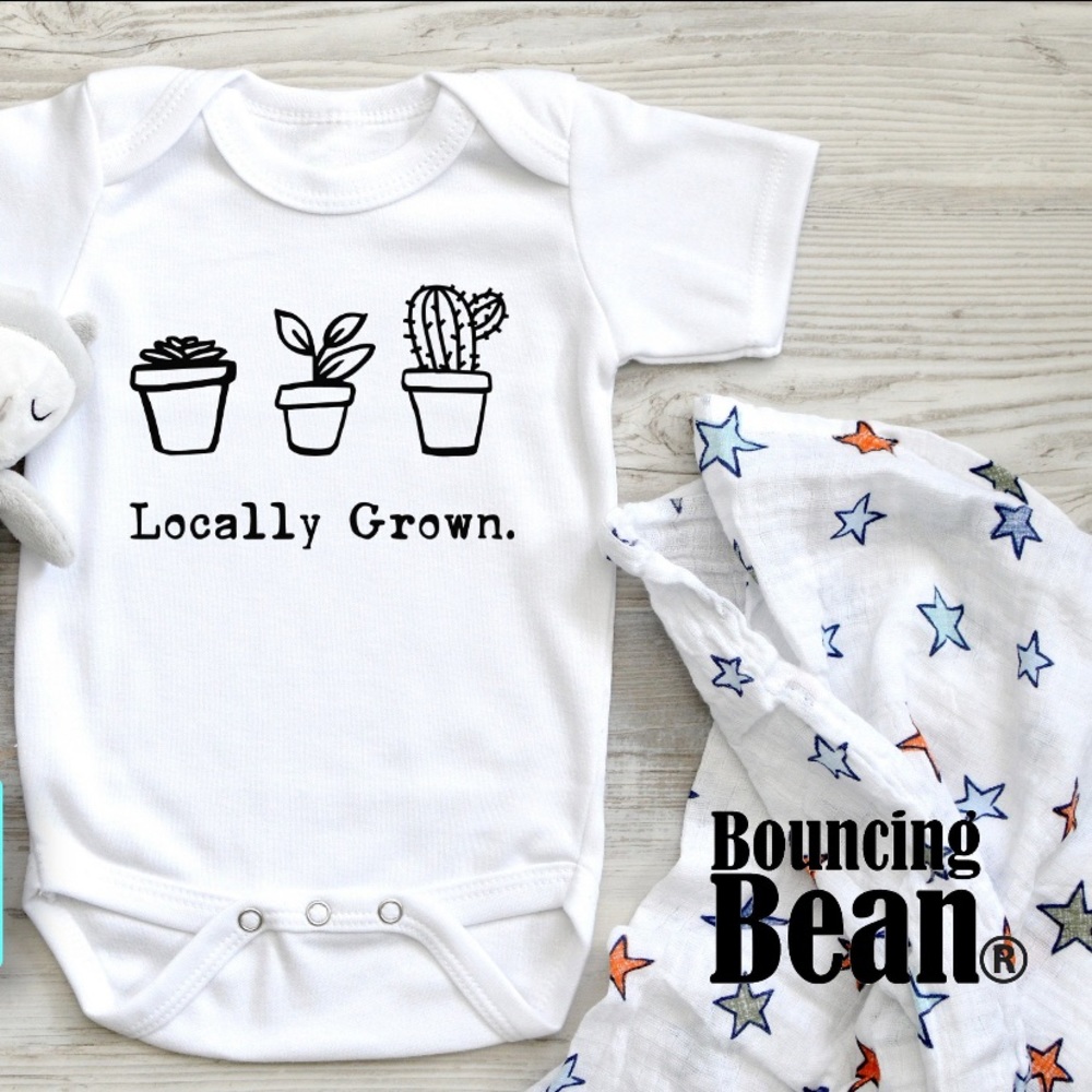 Baby Onesie bodysuits, Locally grown baby onesie, Baby clothing